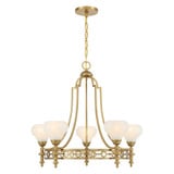 Allston 5 Light Chandelier 26.5 Inch Tall and 30 Inch Wide By Savoy House - 1-1606-5