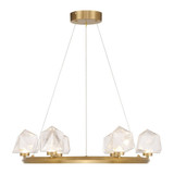 Castello 24W 6 LED Chandelier 6 Inch Tall and 26.5 Inch Wide By Savoy House - 1-1237-6