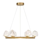 Castello 24W 6 LED Chandelier 6 Inch Tall and 26.5 Inch Wide By Savoy House - 1-1237-6