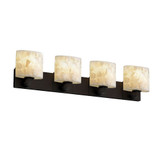 Alabaster Rocks Modular 4 Light Vanity Light by Justice Design - ALR-8924-30