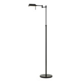 Clemson 10W LED Pharmacy Swing Arm Adjustable Floor Lamp 61 x 21.25 x Cal  - BO-2844FL