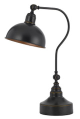 Industrial 1 Light Adjustable Downbridge Desk Lamp 25 x 9 Inches by Cal  - BO-3025DK
