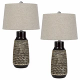 Scottsboro 1 Light Table Lamp (Set of 2) 27 x 15 Inches by Cal  - BO-308TB-2