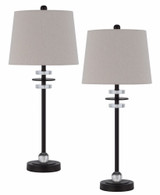 Sitka 1 Light Buffet Lamp (Set of 2) 28.5 x 12 Inches by Cal  - BO-309BF-2