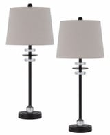 Sitka 1 Light Buffet Lamp (Set of 2) 28.5 x 12 Inches by Cal  - BO-309BF-2