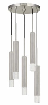 35W 5 LED Light Medium Pendant by Cal - FX-3723-5P