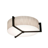 Apex 2 Light 14.25 Inch Wide Flush Mount by AFX - APF1214MB