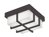 August 9W 1 LED 8.11 Inch Wide Outdoor Flush Mount by AFX - AUGW0808