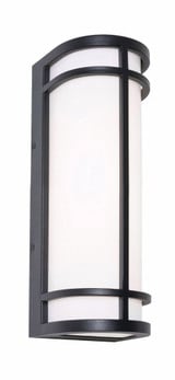 Crain 20W 1 LED Outdoor Wall Mount 16 Inch Tall and 6 Inch Wide by Afx - CRNW0616LAJUD