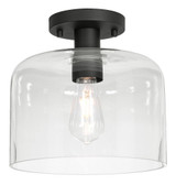 Elsa 1 Light Flush Mount 9.75 Inch Tall and 10 Inch Wide by Afx - ESAC10M