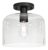 Elsa 1 Light Flush Mount 9.75 Inch Tall and 10 Inch Wide by Afx - ESAC10M