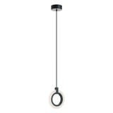 Halo 18W 1 LED Pendant 9 Inch Tall and 8 Inch Wide by Afx - HLOP08LAJUD