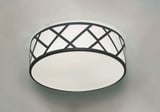 Haven 87W 3 LED 16.75 Inch Wide Flush Mount by AFX - HVNF17LAJUD