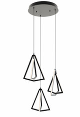 Gianna 3 Light Large Pendant by AFX - GNAP15L30D1RND3