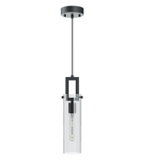 Houston 1 Light Pendant 15.25 Inch Tall and 3.5 Inch Wide by Afx - HOUP04MB
