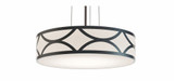 Lake 3 Light Large Pendant 20 Inch Wide by AFX - LAKP20MB
