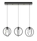 Jamie 3 Light Medium Linear Pendant by AFX - JAMP12MBLNR3