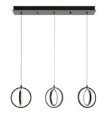 Lock 3 Light Small Linear Pendant by AFX - LCKP09L30D1LNR3