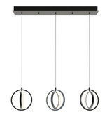 Lock 3 Light Small Linear Pendant by AFX - LCKP09L30D1LNR3