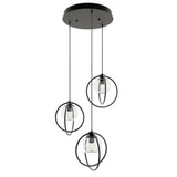 Jamie 3 Light Large Pendant by AFX - JAMP12MBRND3