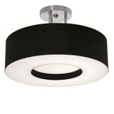 Montclair 2 Light 15 Inch Wide Semi Flush Mount by AFX - MCF1524MBSF