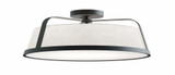 Lizzette 1 LED 18 Inch Wide Flush Mount by AFX - LIZC18MB
