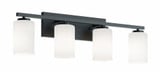Leo 4 Light Vanity Light by AFX - LEOV3109MB