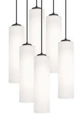 Leo 6 Light Pendant 7.5 Inch Tall and 24 Inch Wide by AFX - LEOP0412MBRND6