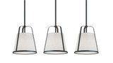 Lizzette 3 Light Pendant 11.5 Inch Tall and 36 Inch Wide by AFX - LIZP10MBLNR3