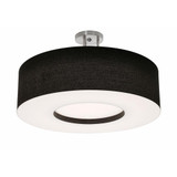 Montclair 1 Light 24 Inch Wide Drum Semi Flush Mount by AFX - MCF2432-SF
