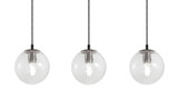 Palla 3 Light Pendant 7 Inch Tall and 36 Inch Wide by AFX - PLAP07MBLNR3