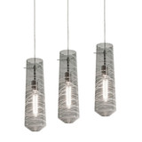 Spun 3 Light Mini Linear Pendant by AFX - SPP05MBSN-16755