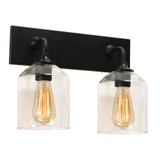 William 2 Light Vanity Light by AFX - WMMV1511MB