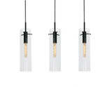 Vista 3 Light Pendant 17 Inch Tall and 36 Inch Wide by AFX - VSAP05MBLNR3