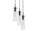 Vista 3 Light Pendant 17 Inch Tall and 18 Inch Wide by AFX - VSAP05MBRND3