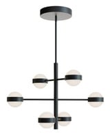 Verona 6 60W LED Pendant 20.38 Inch Tall and 30 Inch Wide by Afx - VRNP3X6LAJUD