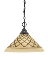 Any 1 Light Large Pendant 11.25 Inch Tall by Toltec - 10-16-1125-