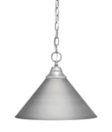 1 Light Medium Chain Hung Pendant 14 Inch Wide by Toltec - 10-14