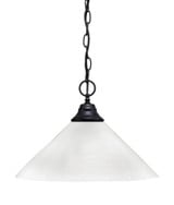 1 Light Large Pendant 10.75 Inch Tall by Toltec - 10-26