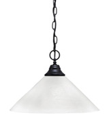 1 Light Large Pendant 10.75 Inch Tall by Toltec - 10-26