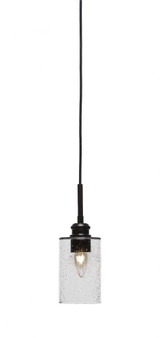 Edge 1 Light Mini Pendant 10.75 Inch Tall by Toltec - 1152-375-1075-