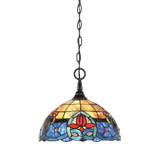 1 Light Chain Hung Mini Pendant 11 x 12 Inch by Toltec 11-BC-9359
