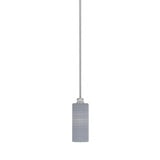 Edge 1 Light Mini Stem Hung Pendant 10.5 Inch Tall by Toltec - 1151-4