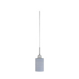 Edge 1 Light Mini Cord Pendant 14 Inch Tall by Toltec - 1152-4-14