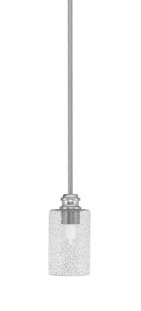 Edge 1 Light Mini Stem Hung Pendant 7.25 Inch Tall by Toltec - 1151-4-7.25