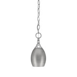 1 Light Chain Hung Mini Pendant 10.75 x 5 Inch by Toltec 11-BN-426-BN