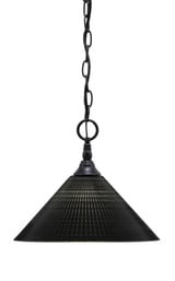 1 Light Chain Hung Mini Pendant 10 x 12 Inch by Toltec 11-BC-4009 - 11-BC-4009