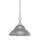 1 Light Chain Hung Mini Pendant 10.75 x 13 Inch by Toltec 11-BN-428-BN