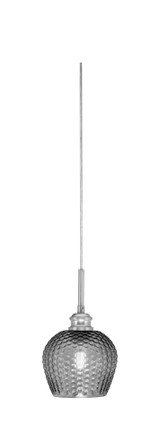 Edge 1 Light Small Cord Pendant 7 Inch Tall by Toltec - 1152-6-7-1