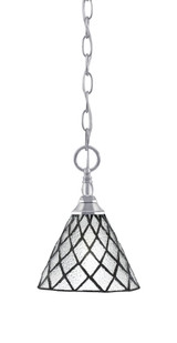 1 Light Chain Hung Mini Pendant 9.75 x 7 Inch by Toltec 11-BN-9185 - 11-BN-9185